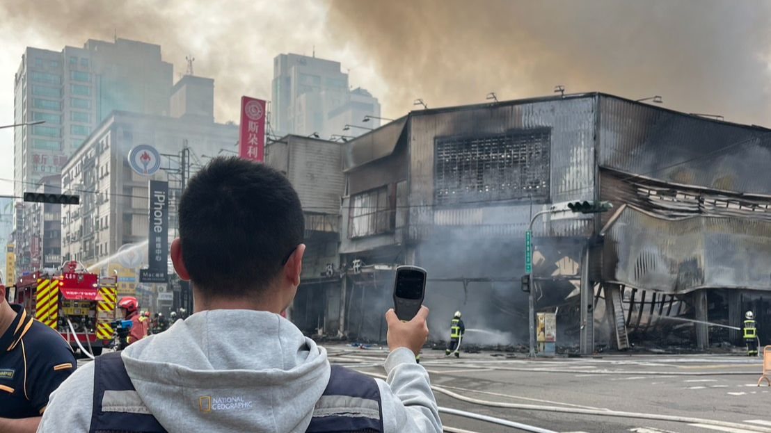 北屯區崇德路二段家具行火警 中市環保局已進行應變及空品監測