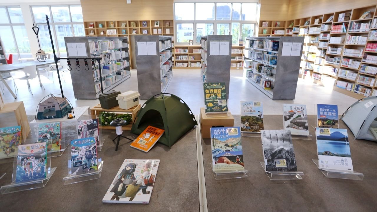 在城市裡閱讀紮營　中市溪東圖書館以低碳建築打造生活書房
