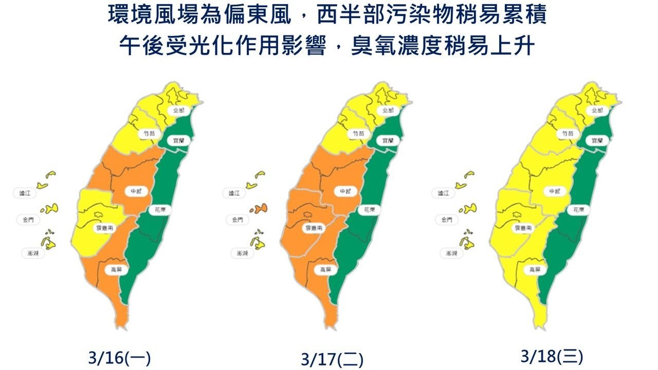 明、後兩日中部空品轉差疑慮 中市府持續執行應變措施