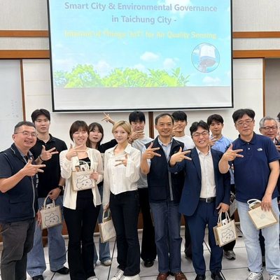 智慧防污成果邁向國際！ 中市環保局科技治理實績 驚豔台韓師生