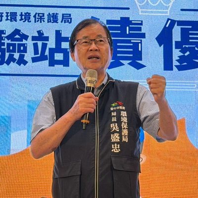 齊心抗空污！ 台中市環保局表揚績優機車定檢站 展現公私協力成效